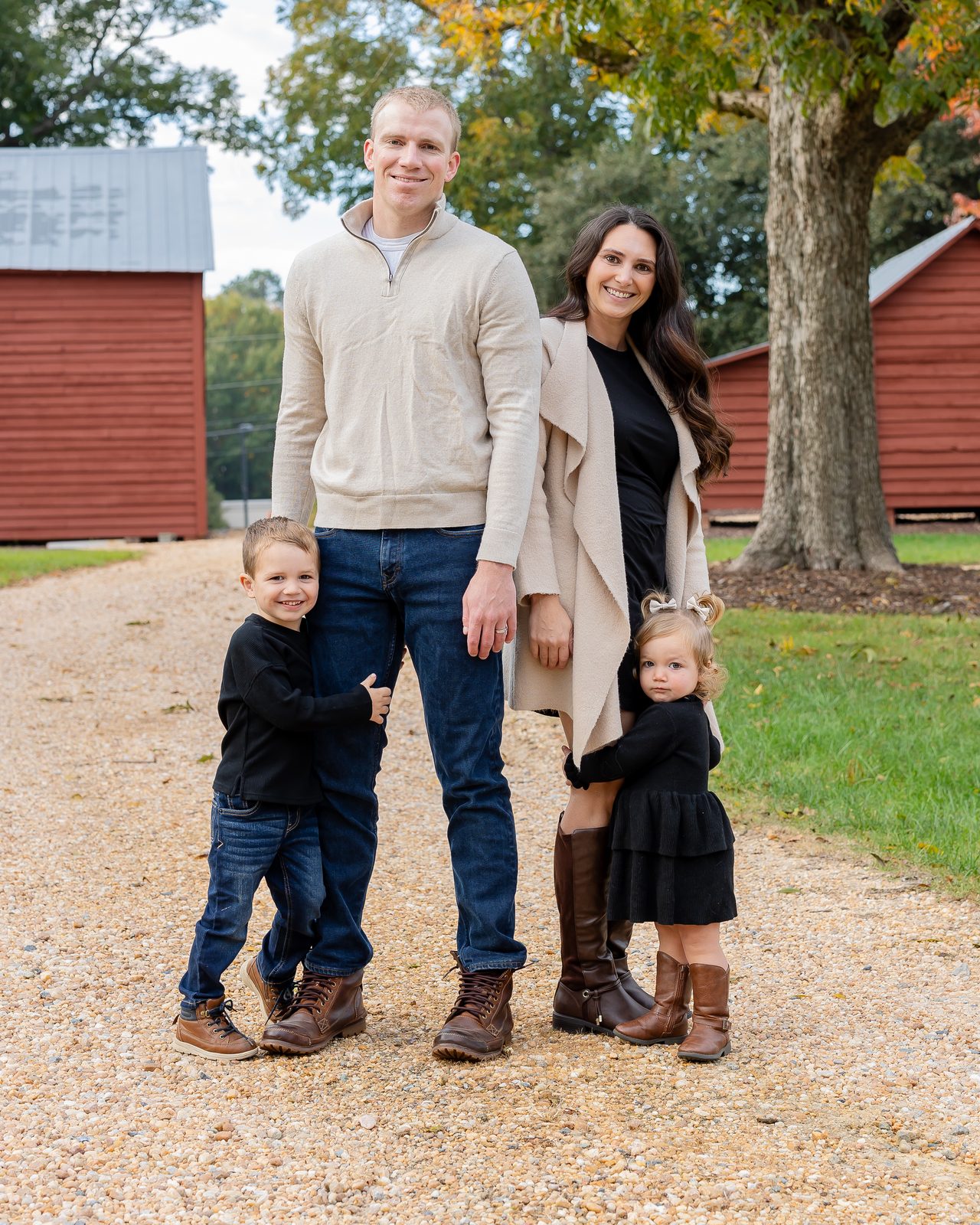 Outdoor family portrait